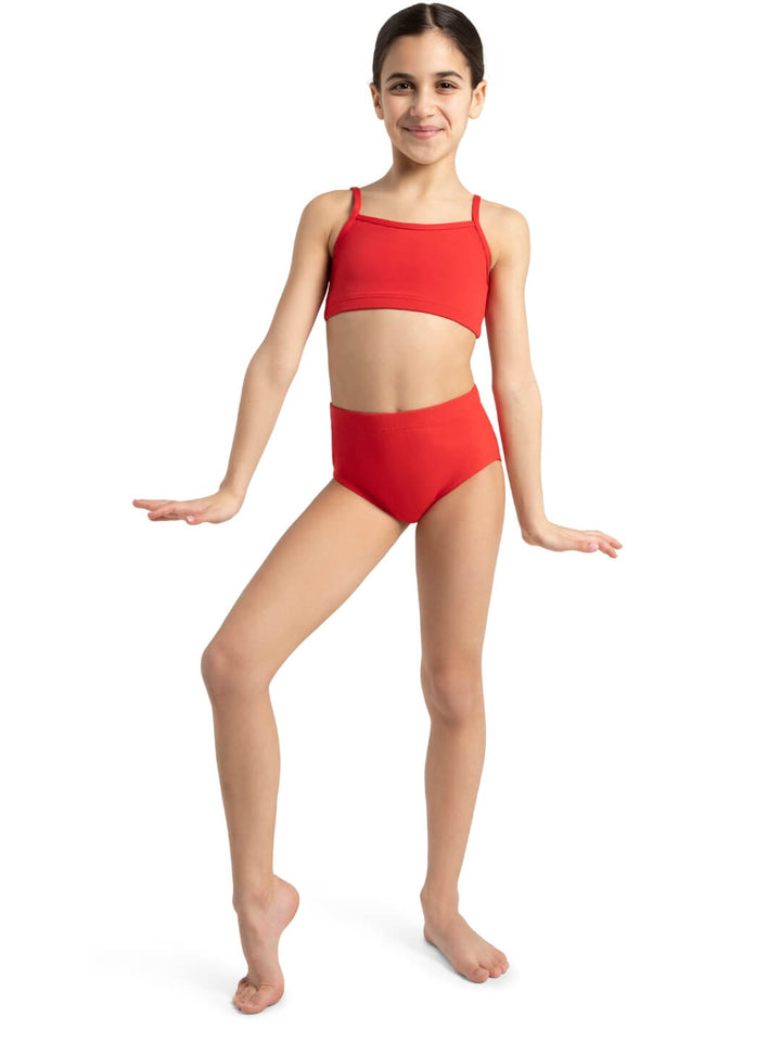 Capezio Brief Girls Red TB111C