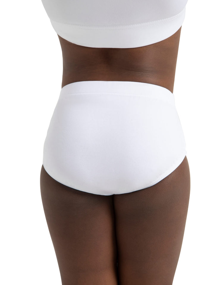 Capezio Brief Girls White TB111C