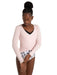 Capezio CK10991W Wellness Wrap Sweater -Pink1