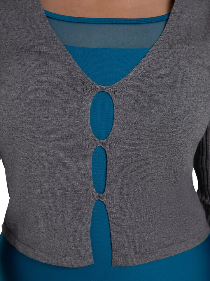 Capezio CK11000W Harmonie Knit Cardigan closeup