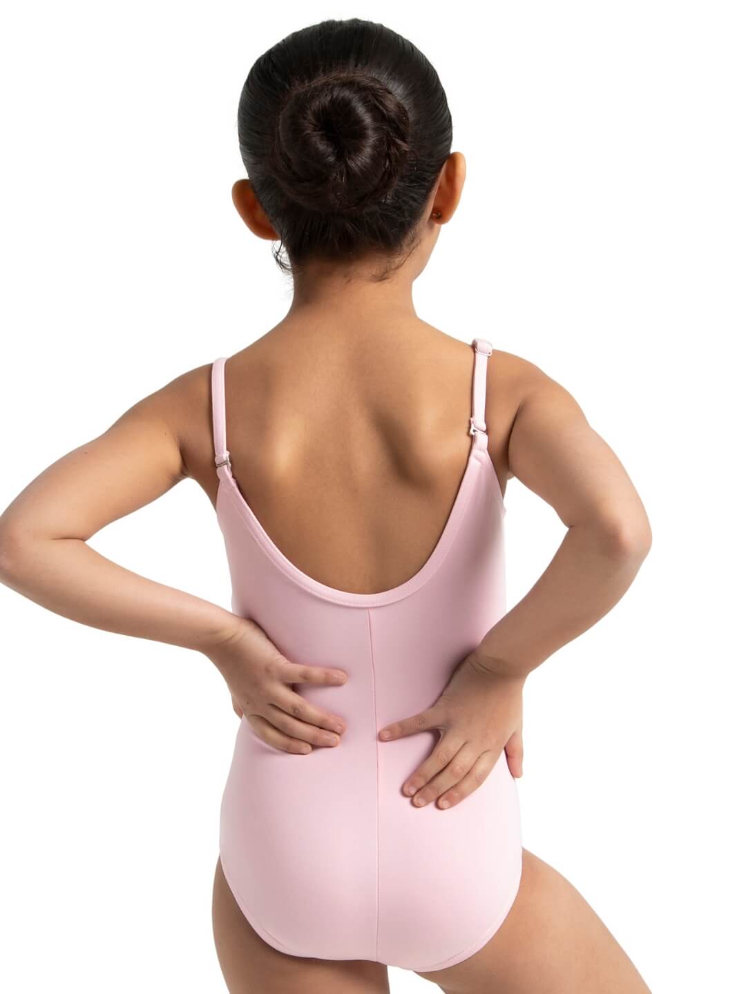 Capezio Camisole Leotard W Adjustable Straps Girls Pink TB1420C