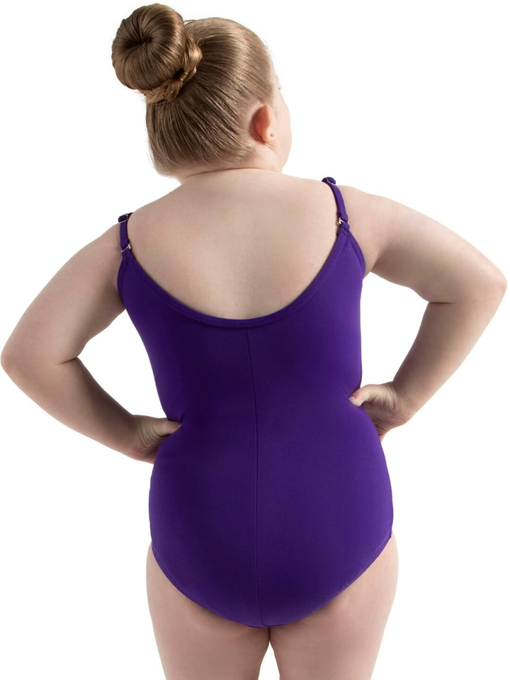 Capezio Camisole Leotard W Adjustable Straps Girls Purple TB1420C