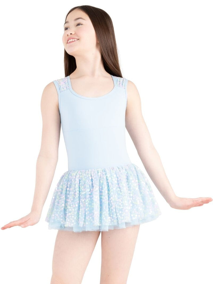 Capezio Flower Fairy Blossom Tank Dress light blue
