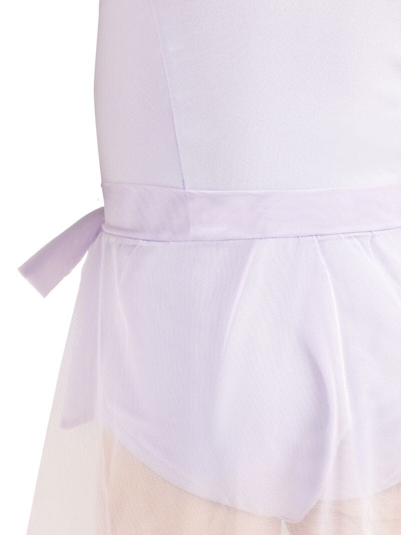 Capezio Flower Fairy Pixie Tank Dress lavender skirt closeup