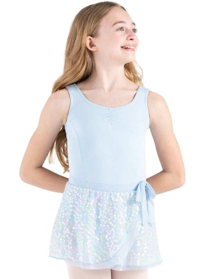 Capezio Flower Fairy Pixie Tank Dress light blue