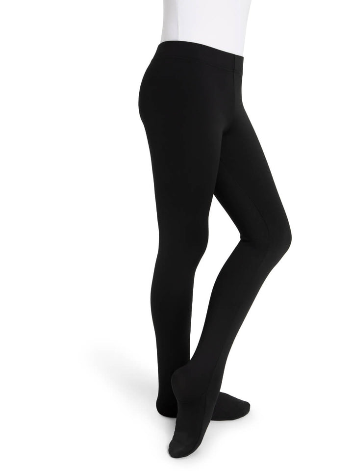Capezio Footed Tights Boys Black 10361B