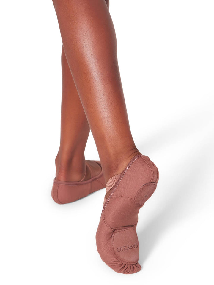 Capezio Hanami® Canvas Ballet Shoe - Child | Mocha
