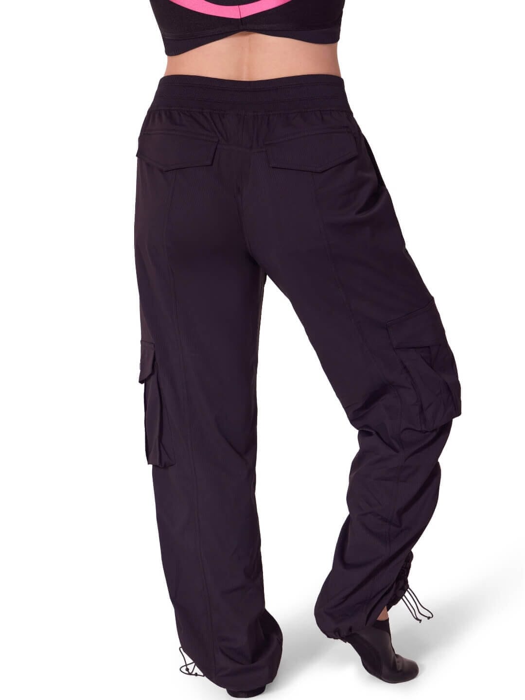 Capezio Jet Setter Dance Dynamics Studio Joggers - Adult black back
