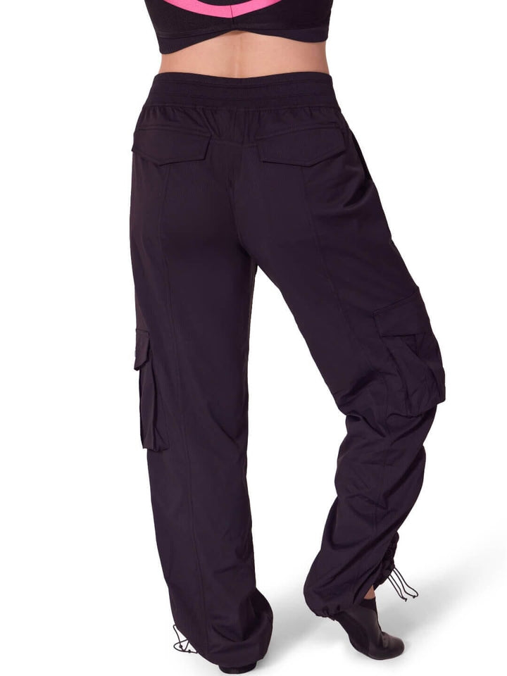 Capezio Jet Setter Dance Dynamics Studio Joggers - Adult black back