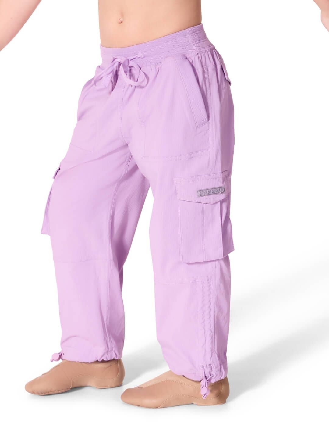 Capezio Jet Setter Dance Dynamics Studio Joggers - Adult orchid bloom side