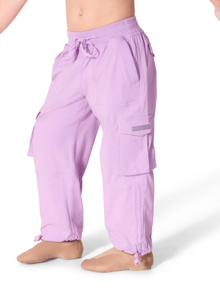 Capezio Jet Setter Dance Dynamics Studio Joggers - Adult orchid bloom side