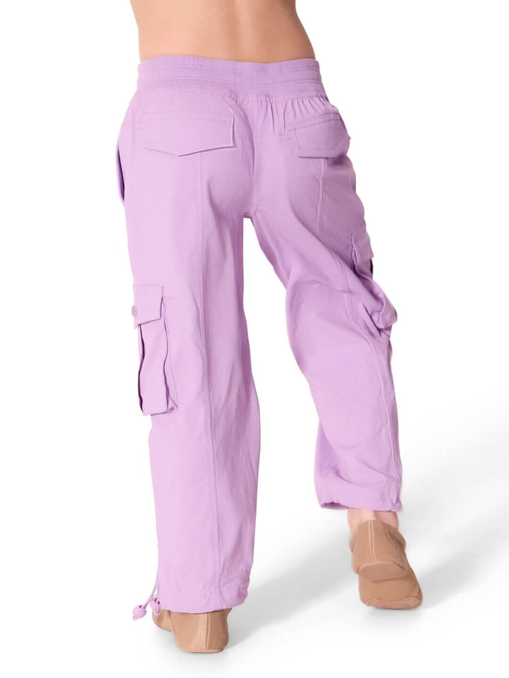 Capezio Jet Setter Dance Dynamics Studio Joggers - Child orchid bloom back