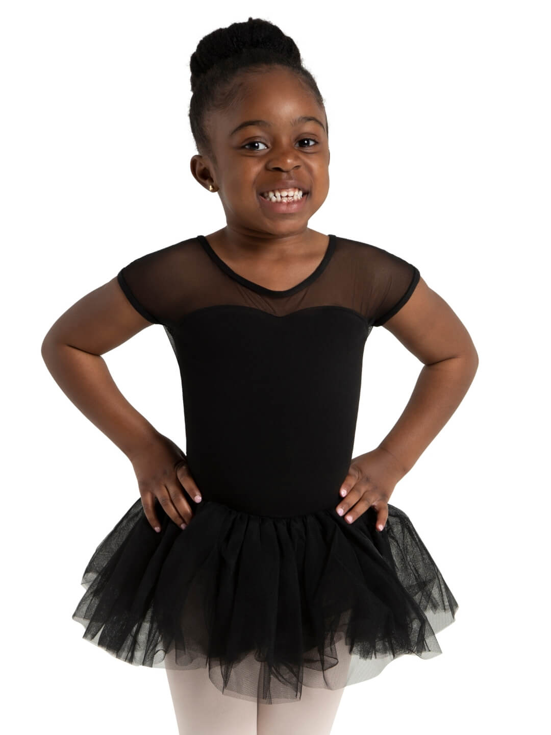 Capezio Keyhole Back Tutu Dress Girls Black 11394C