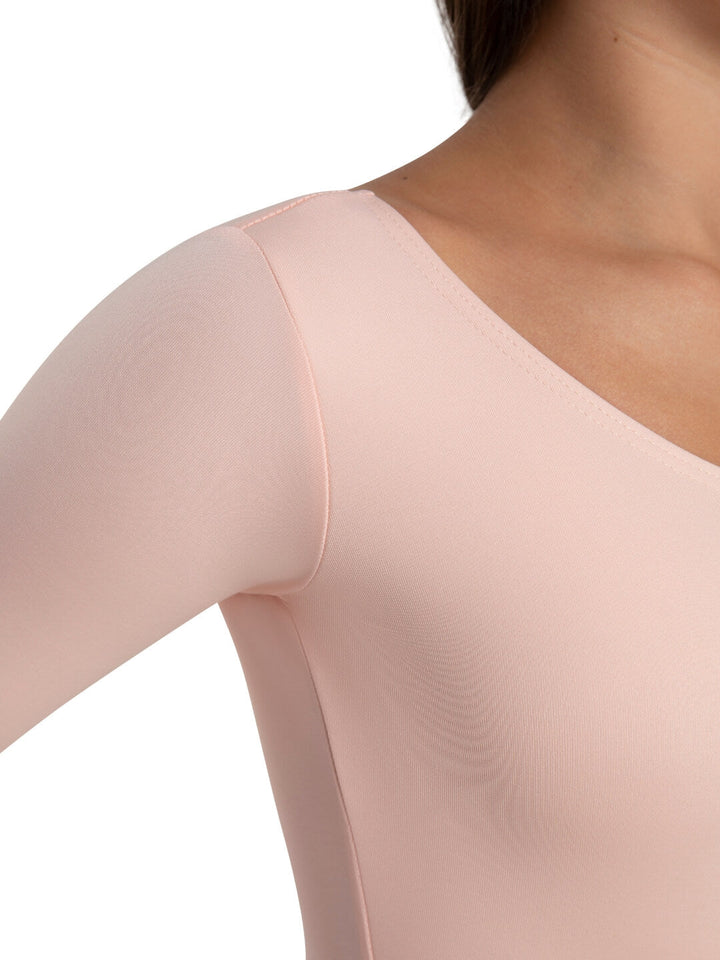 Capezio Long Sleeve Leotard Girls Ballet Pink TB134C
