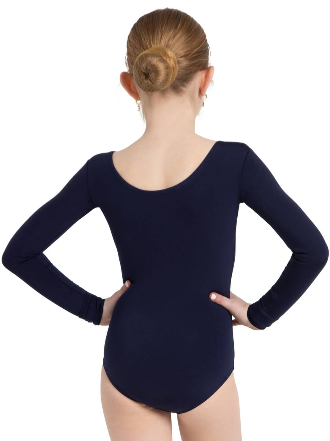 Capezio Long Sleeve Leotard Girls Navy TB134C