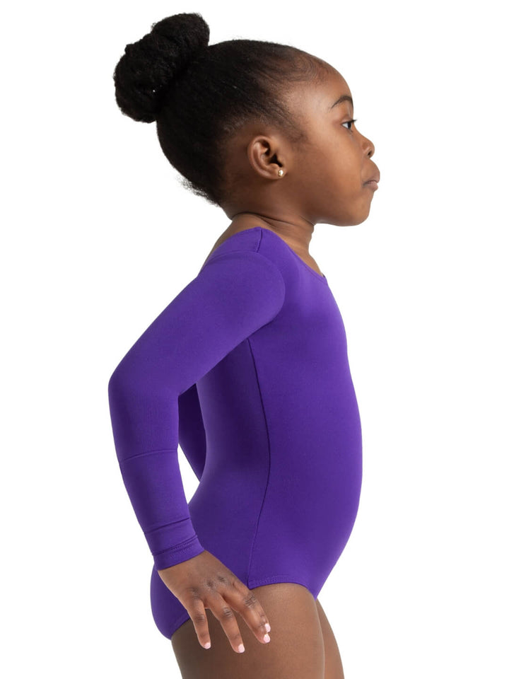 Capezio Long Sleeve Leotard Girls Purple TB134C