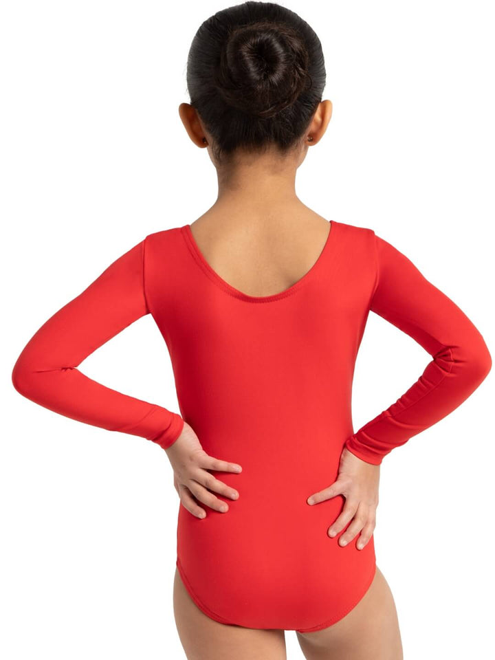 Capezio Long Sleeve Leotard Girls Red TB134C