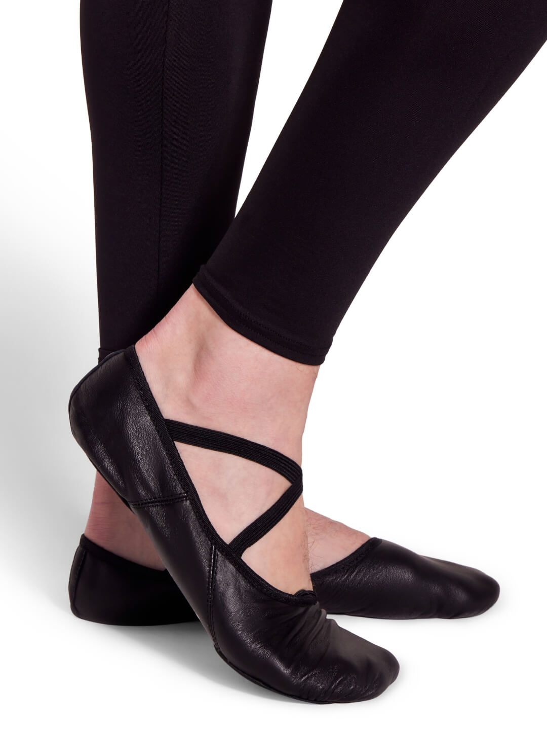 Capezio Mens Leather Romeo Ballet Shoe Black 2020