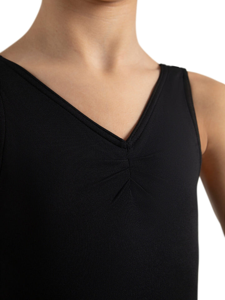 Capezio Pinch Front Tank Dress Girls Black 11309C