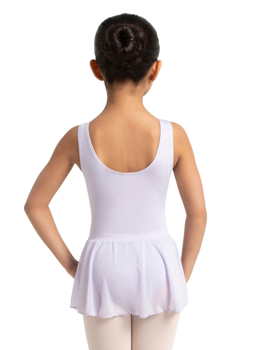 Capezio Pinch Front Tank Dress Girls Lavender 11309C
