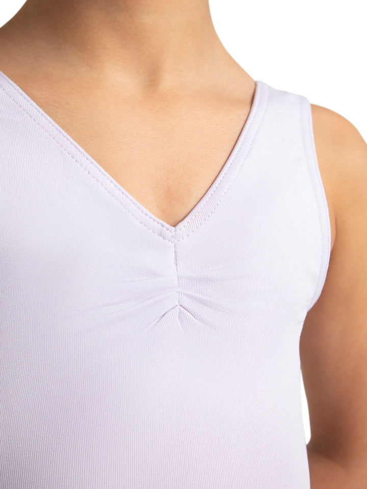 Capezio Pinch Front Tank Dress Girls Lavender 11309C