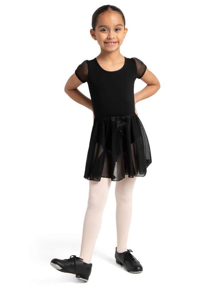 Capezio Pull On Circular Skirt Girls Black N1417C