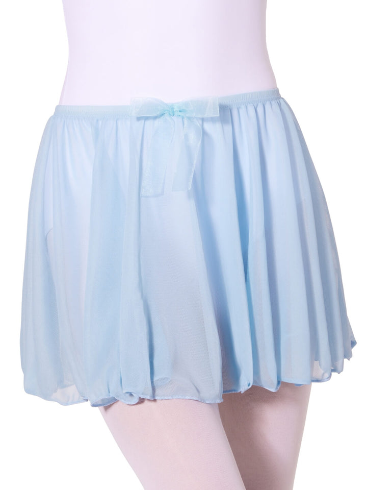 Girls Pull On Mesh Skirt  with Bow