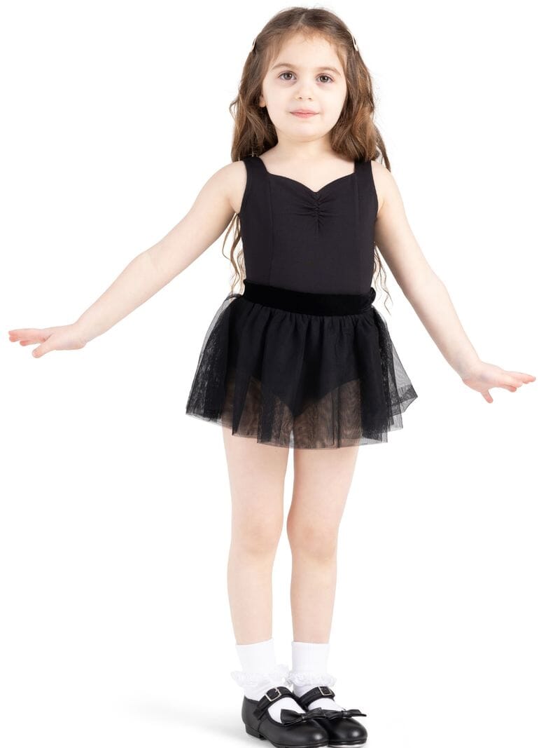 Capezio Regency Royal Genevieve Tank Tutu Dress black front
