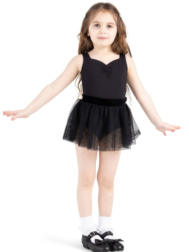 Capezio Regency Royal Genevieve Tank Tutu Dress black front