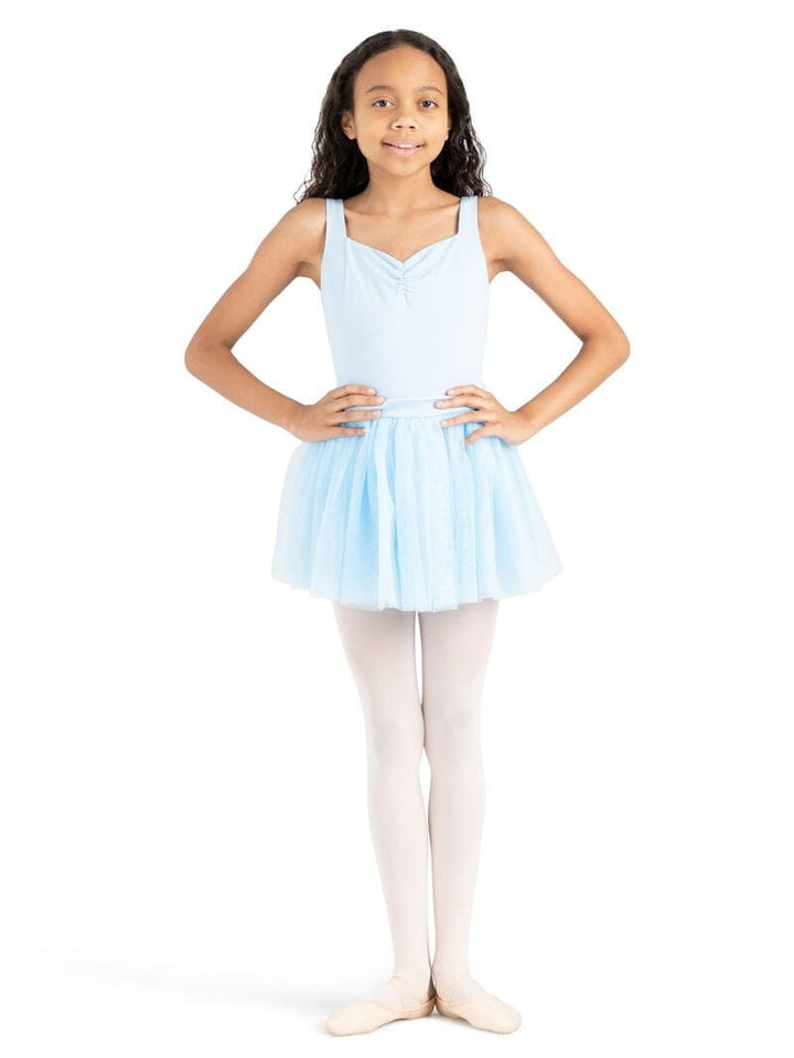 Capezio Regency Royal Genevieve Tank Tutu Dress light blue front