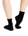 Capezio Ribbed Dance Sock black back