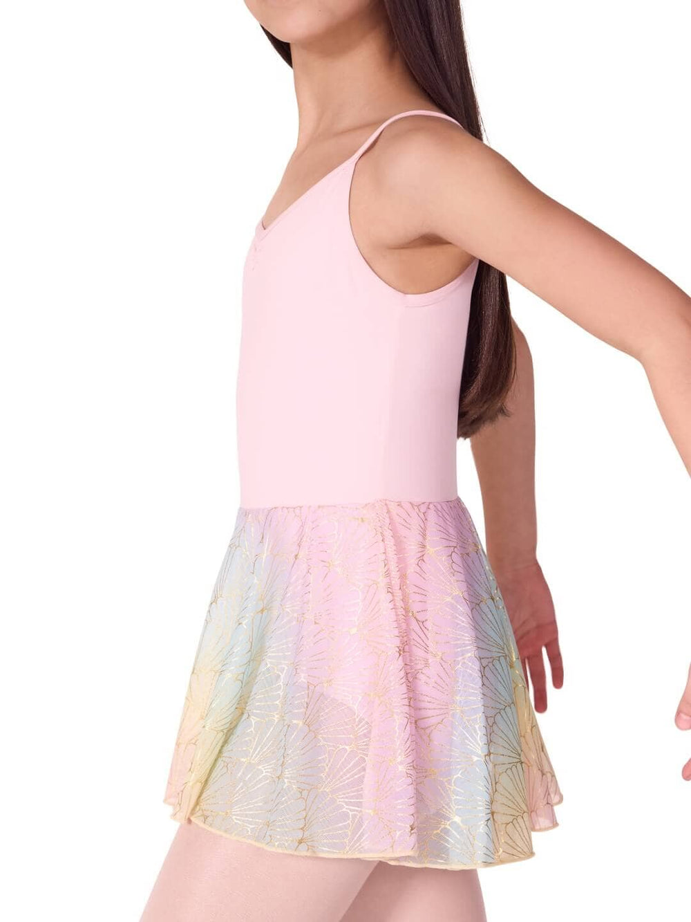 Capezio Sea Star Mermaid Camisole Dress - Child pink side