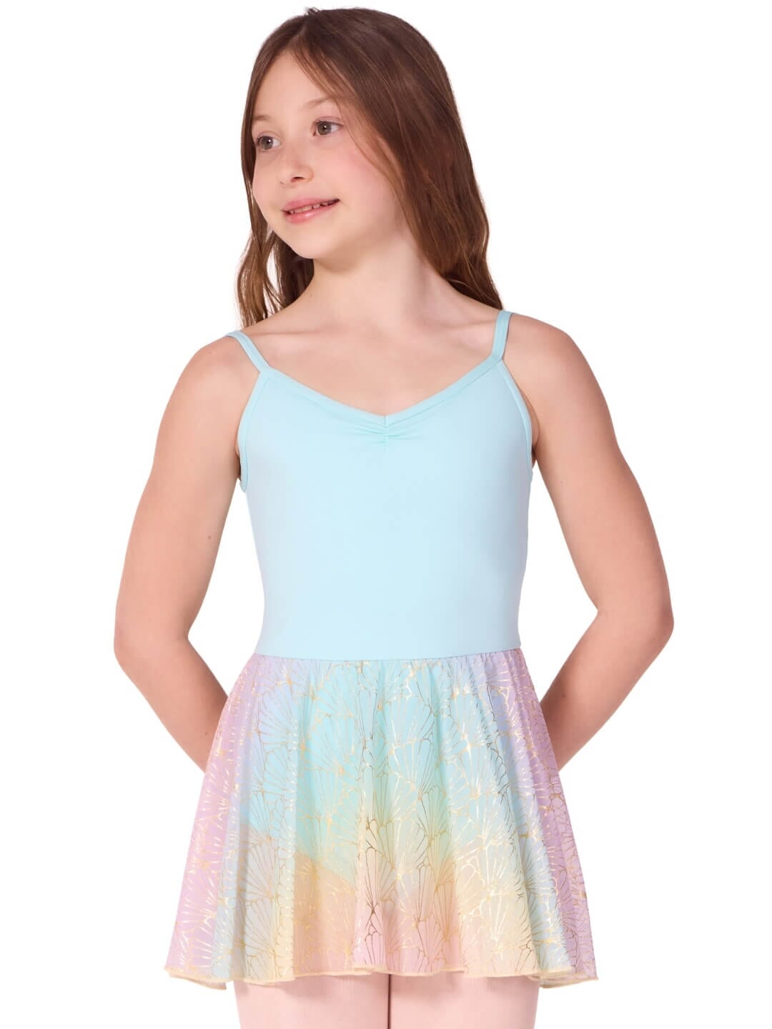 Capezio Sea Star Mermaid Camisole Dress - Child turquoise