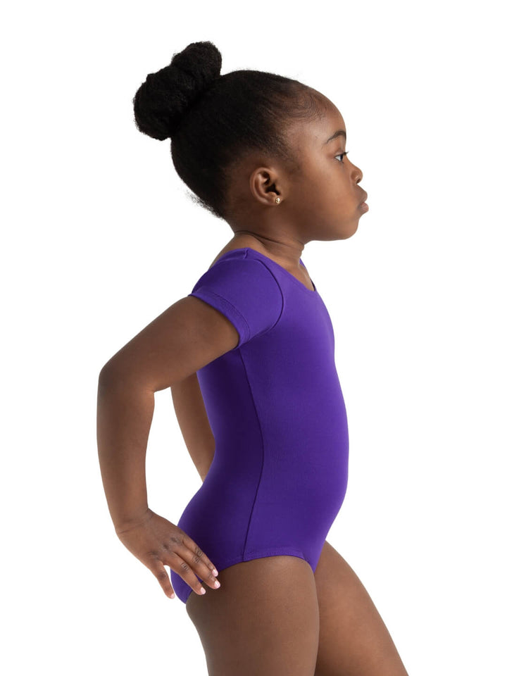 Capezio Short Sleeve Leotard Girls Purple TB132C