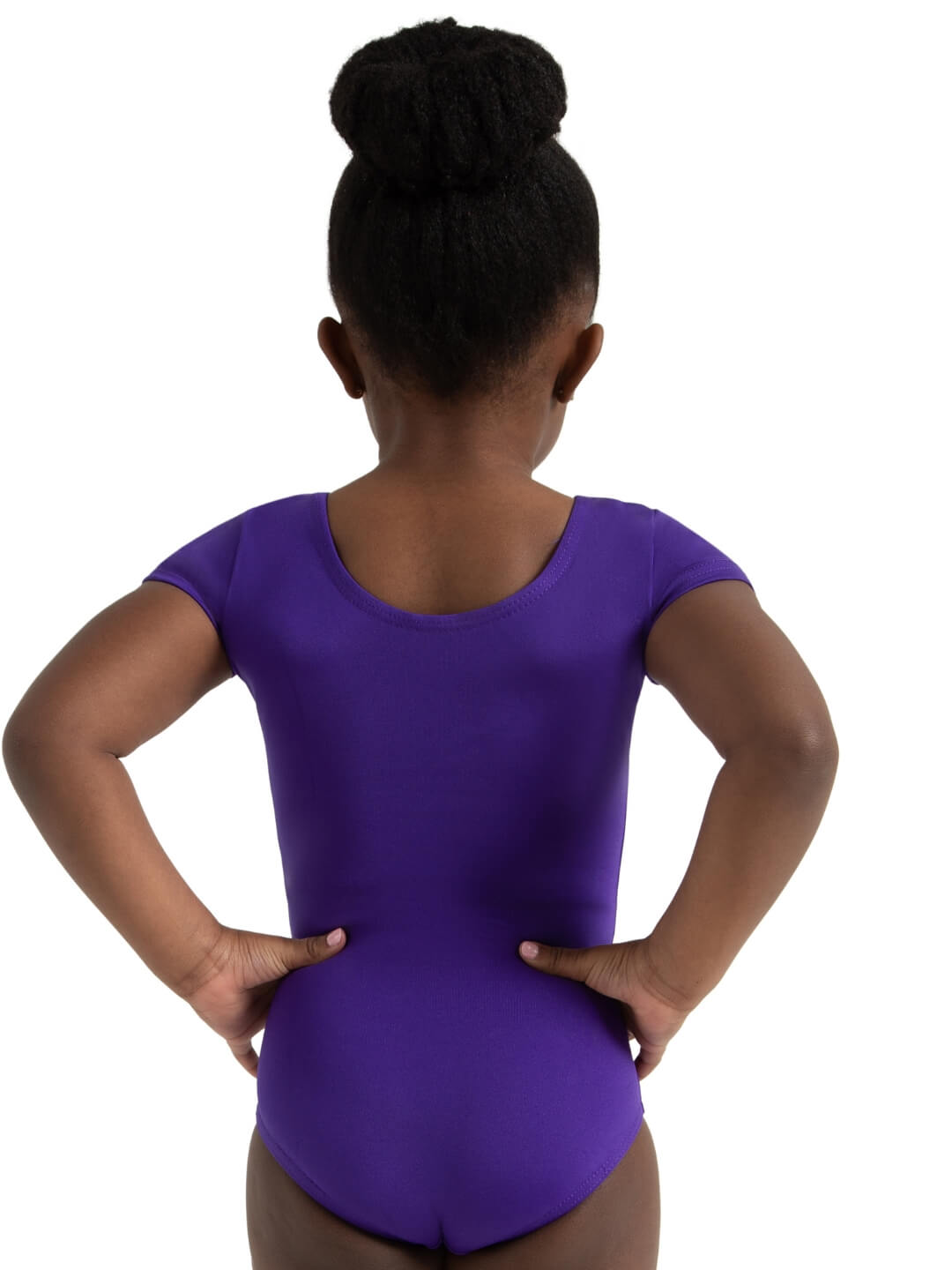 Capezio Short Sleeve Leotard Girls Purple TB132C