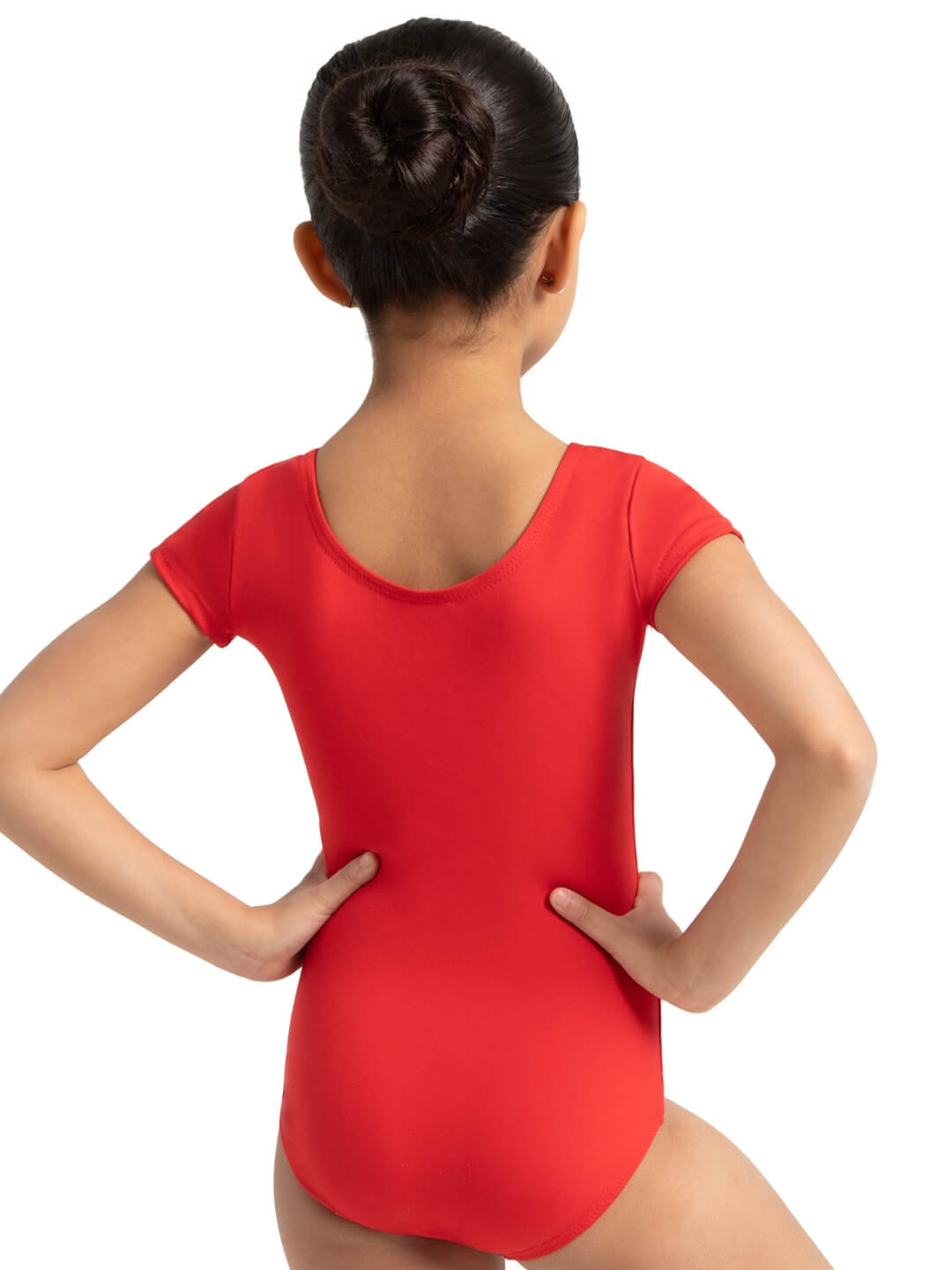 Capezio Short Sleeve Leotard Girls Red TB132C