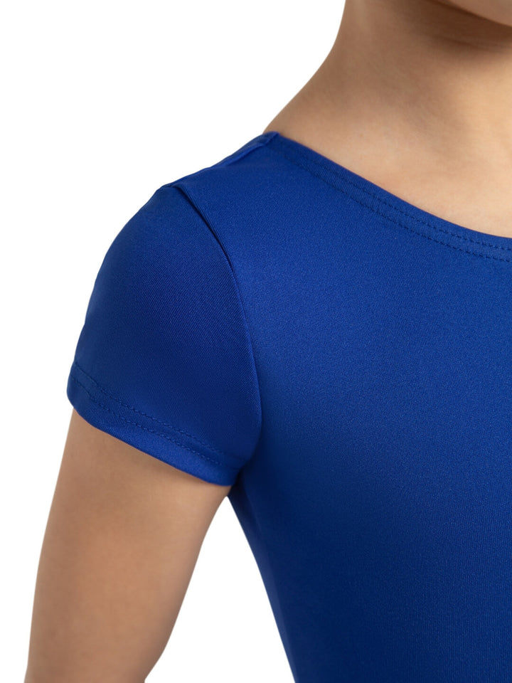 Capezio Short Sleeve Leotard Girls Royal TB132C