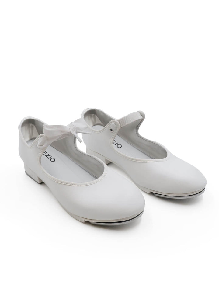 Capezio Shuffle Tap Shoe - Child White 356C