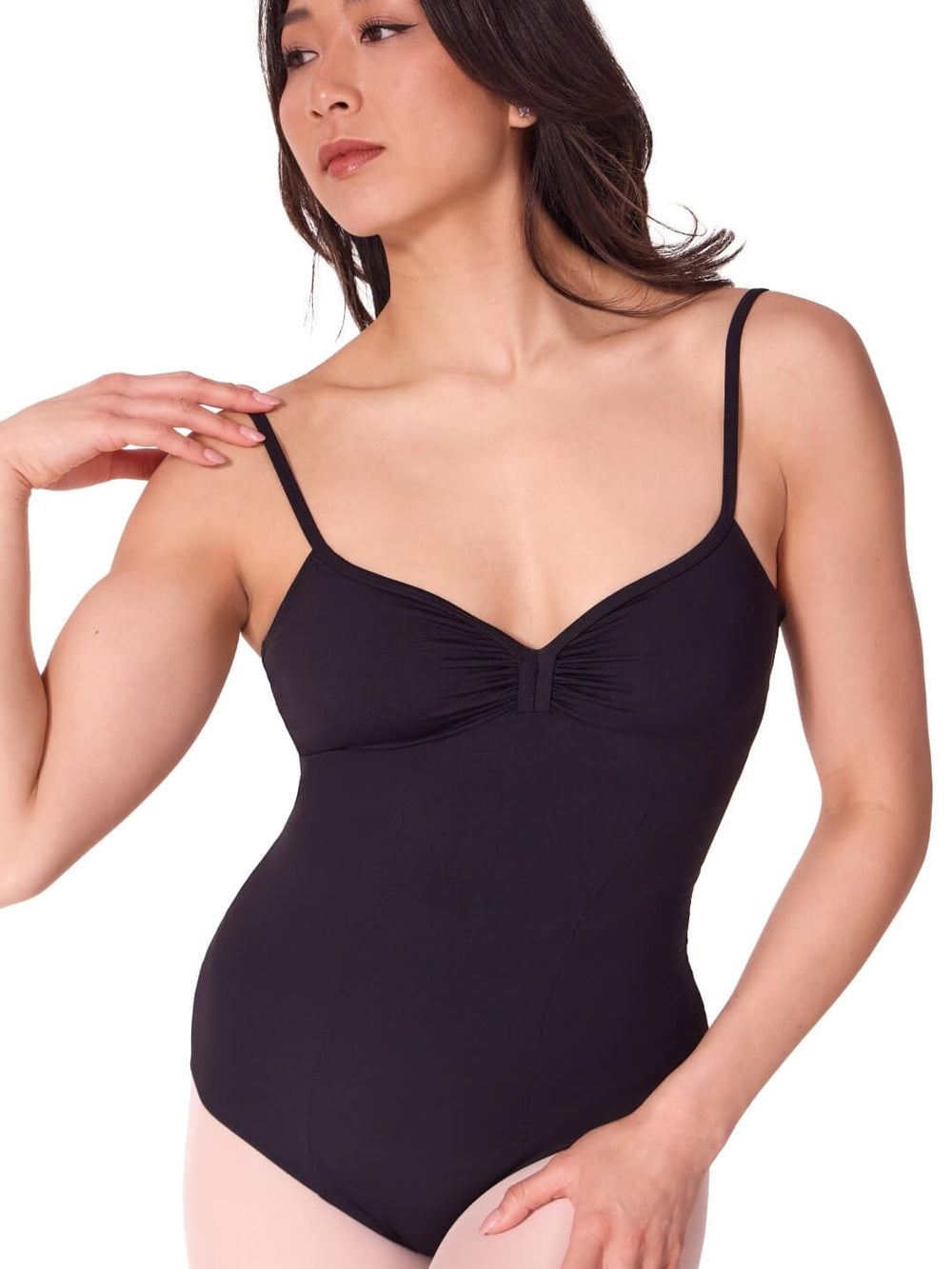 Capezio Soft Elegance Camisole Leotard with Bratek2 - Adult CLOSEUP