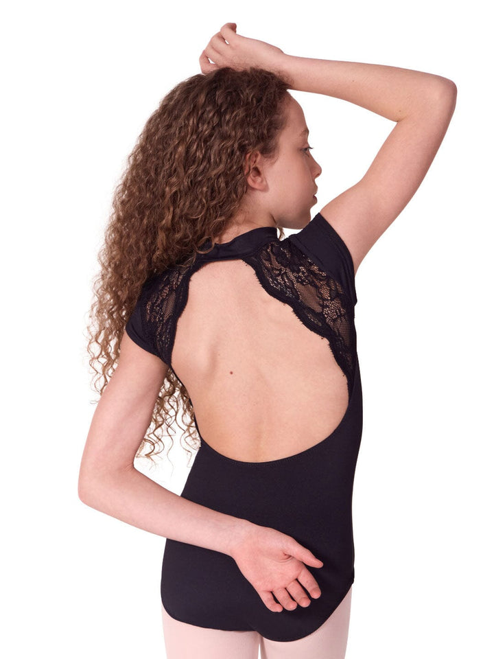 Capezio Soft Elegance Short Sleeve Princess Leotard - Child BACK