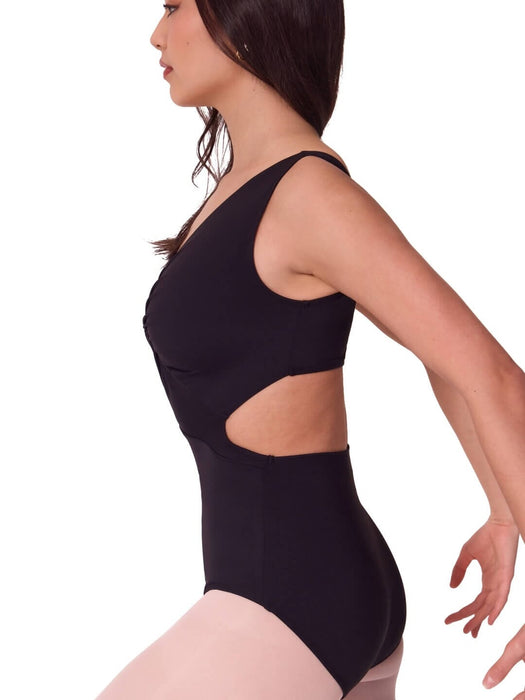 Capezio Soft Elegance Twist Front Tank Leotard - Adult SIDE