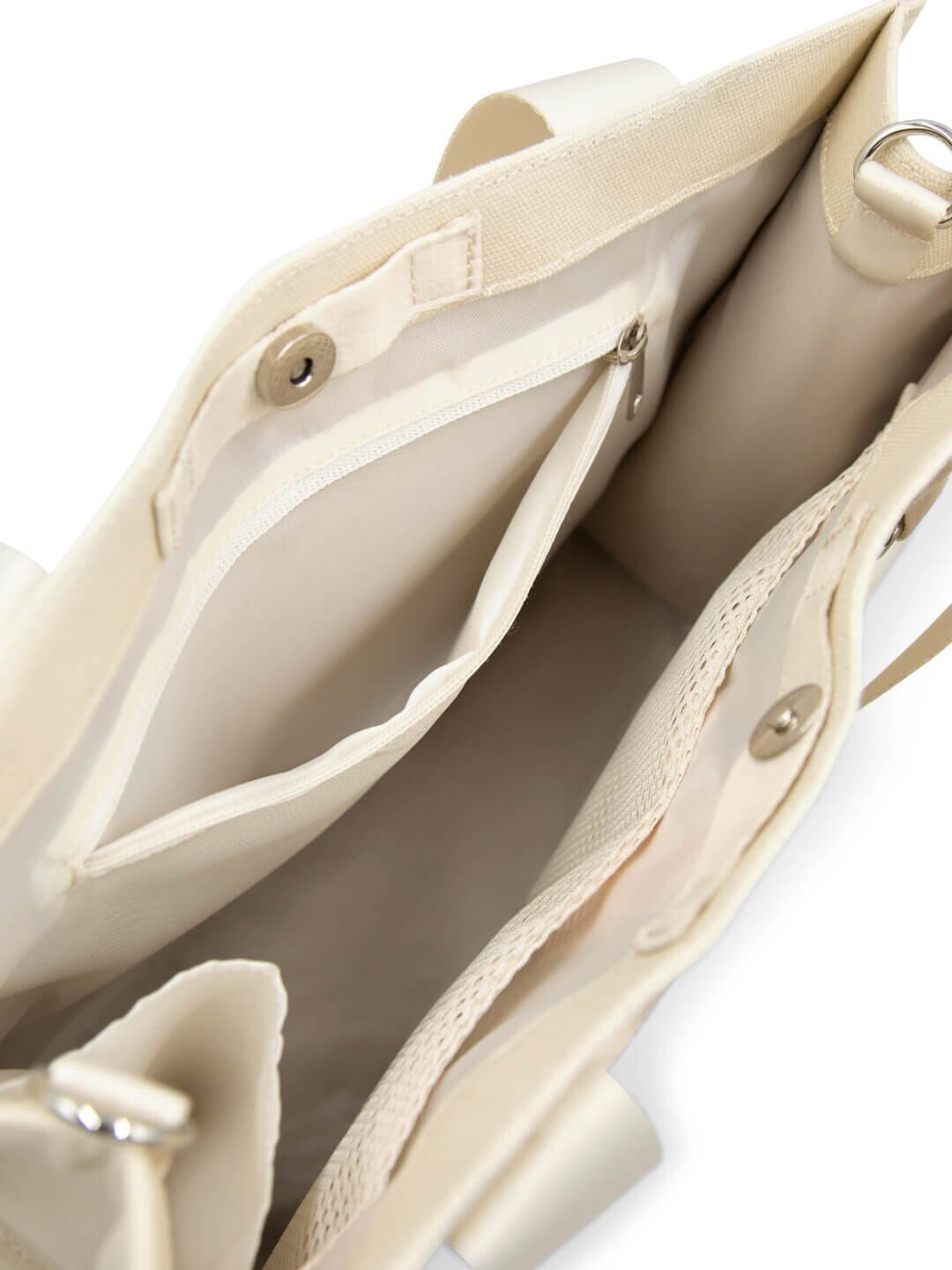 Capezio Soho Canvas Tote Bag butter inside