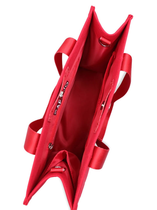 Capezio Soho Canvas Tote Bag red inside