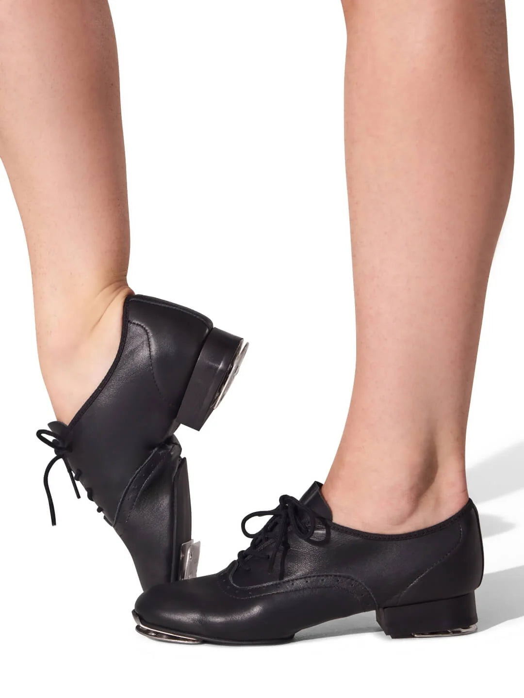 Capezio Stomper Split Sole Clogging Shoe black 