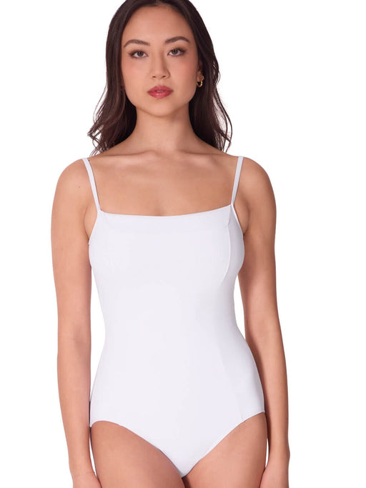 Capezio Studio Collection Casual Slip Camisole Leotard - Adult white