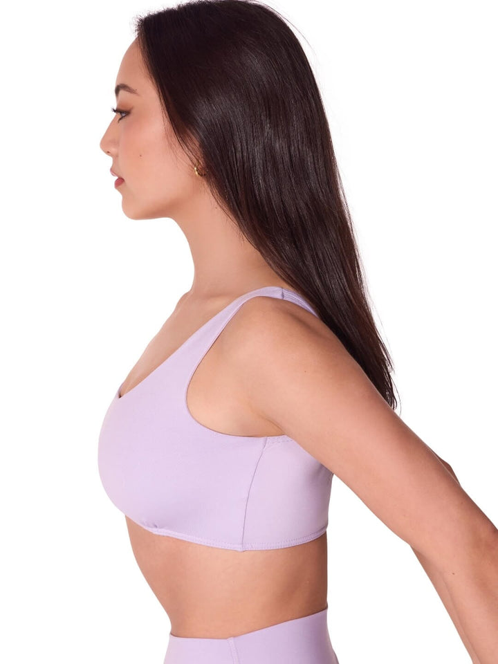 Capezio Studio Collection Everyday Sports Bra lavender