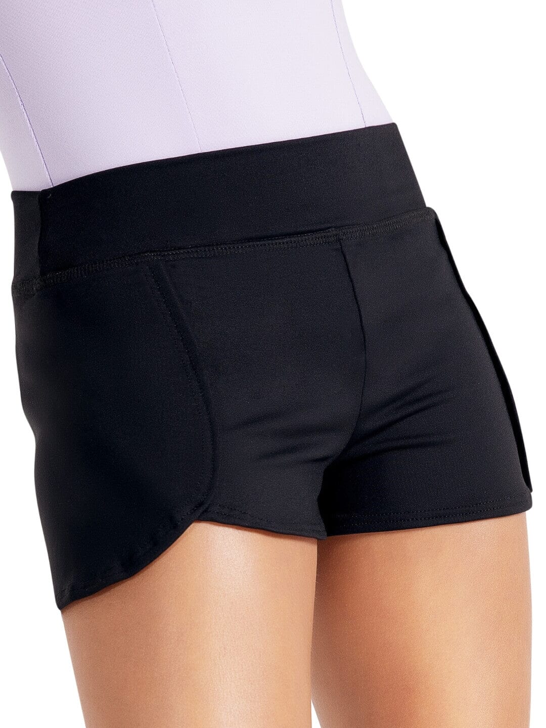Capezio Studio Collection Short with Built in Brief - Girls