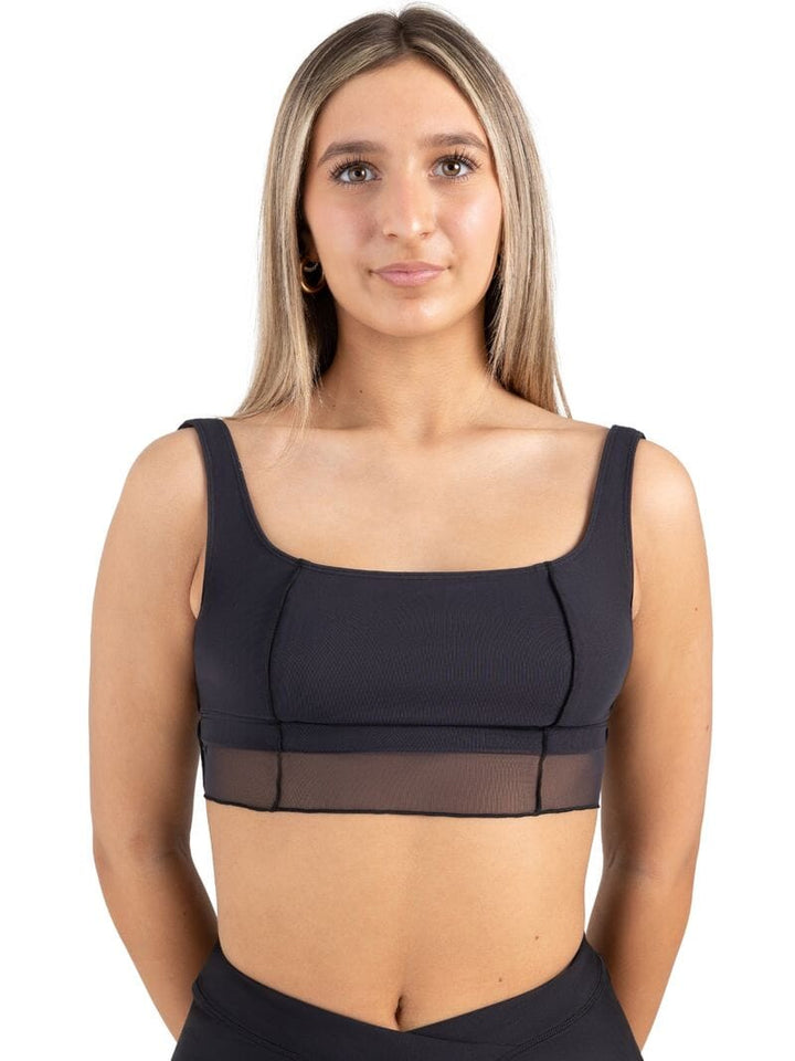 Capezio Sunset Nostalgia Eventide Bra black front