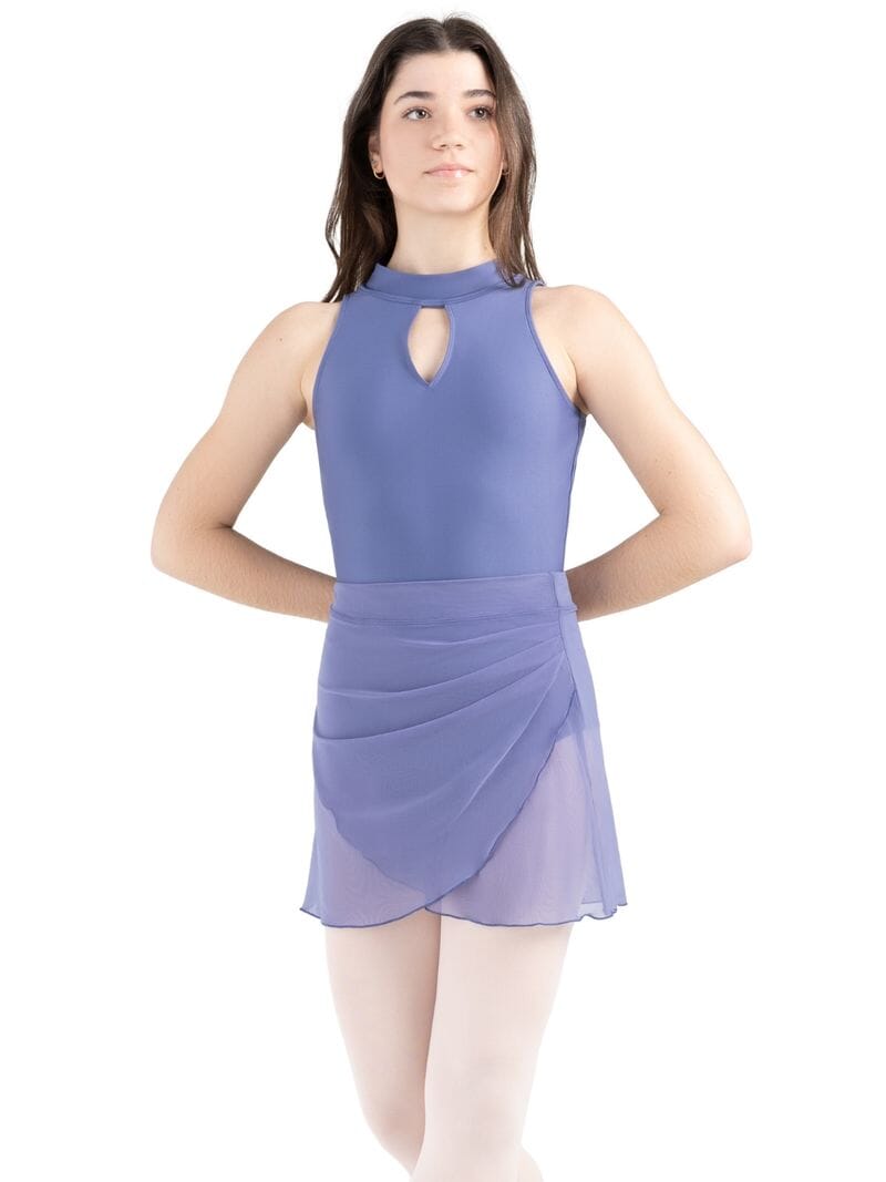 Capezio Sunset Nostalgia Reflection Skirt storm blue full