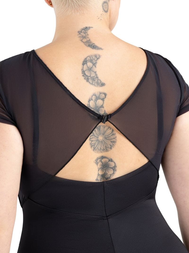 Capezio Sunset Nostalgia Sundown Leotard black back closeup